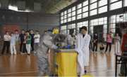 学院圆满承办学校首届实验室安全实操接力赛